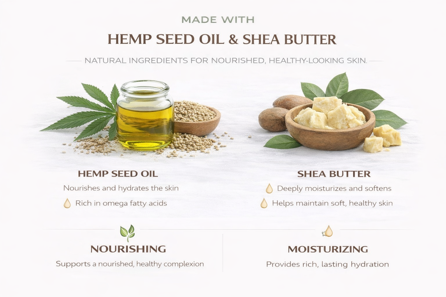 Hemp Seed Shea Butter Bar Soap – Nourishing Cleanse