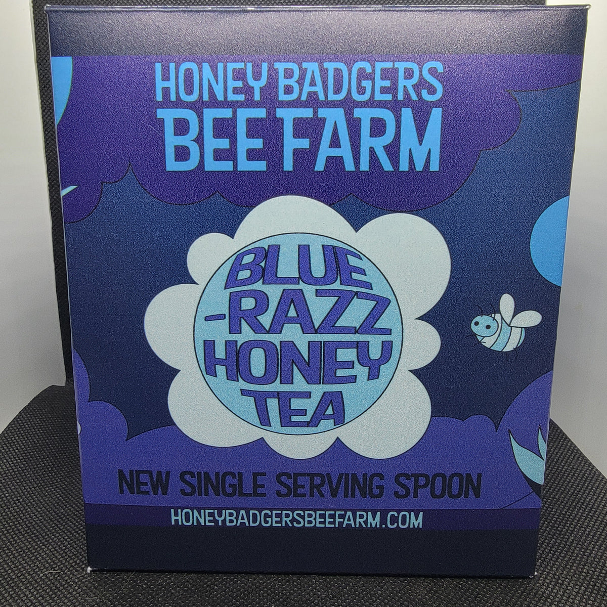 Cuchara de miel Badgers / Té de miel Blue Razz