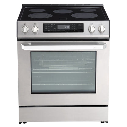 Rangaire 30" Electric Range Self-cleaning Air Fry True Convection Oven Slide-in Stainless Steel RRE303GS