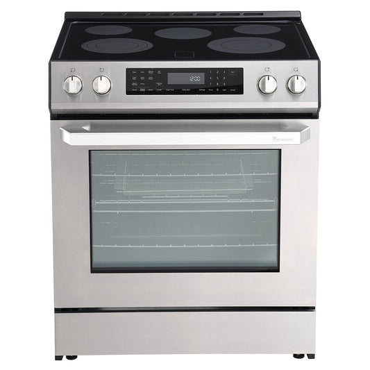 Rangaire 30" Electric Range Self-cleaning Air Fry True Convection Oven Slide-in Stainless Steel RRE303GS