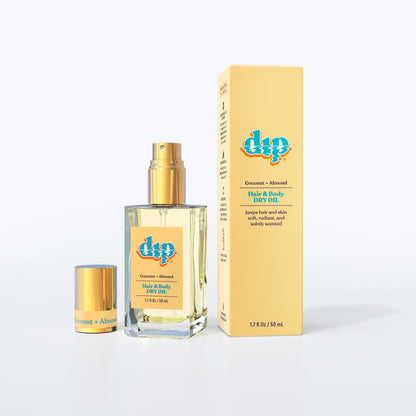 Dip Hair & Body Dry Oil - Coconut & Almond