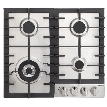 Rangaire 24" Gas Cooktop 4 Burners Stainless Steel RCG241S