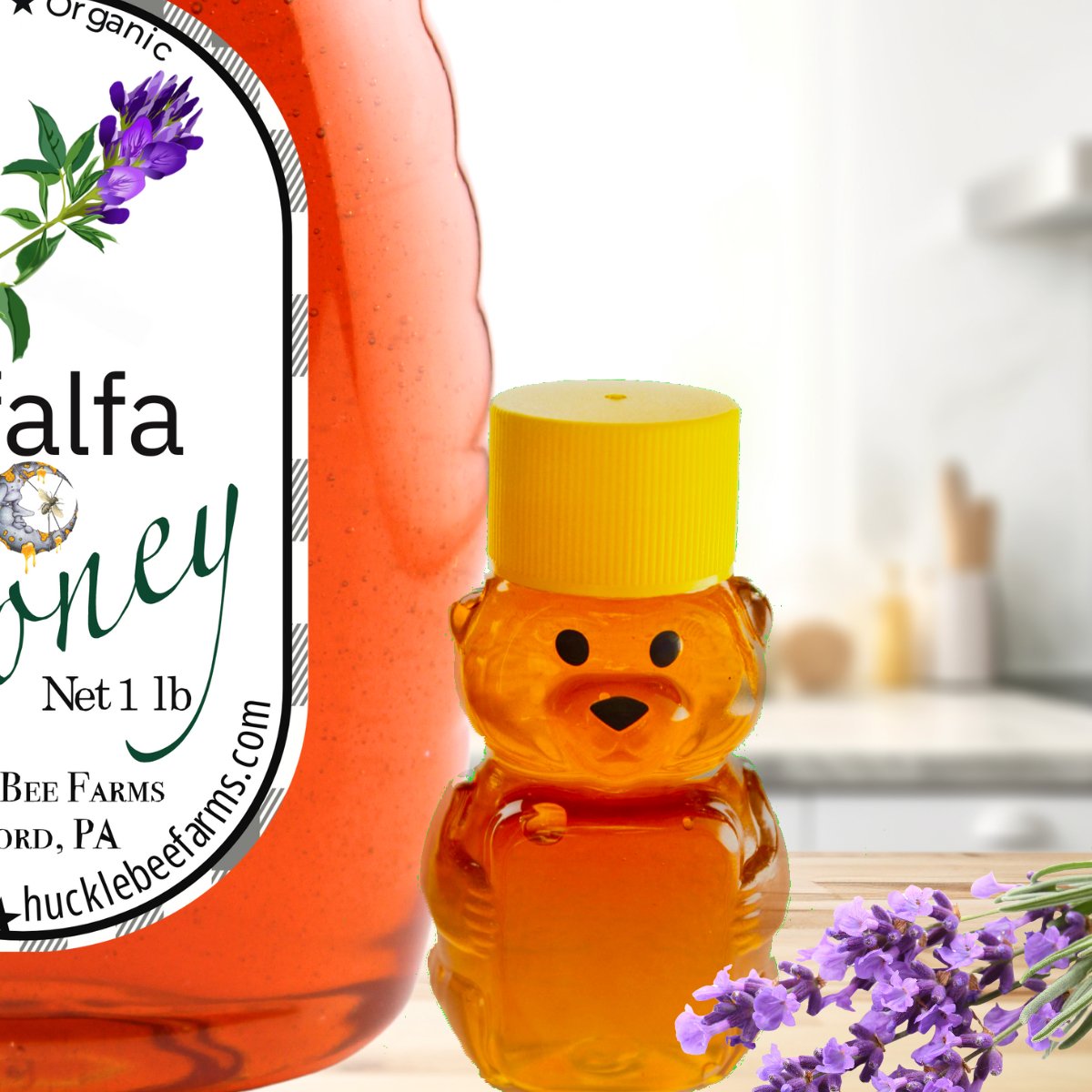 Miel de alfalfa cruda 100% pura