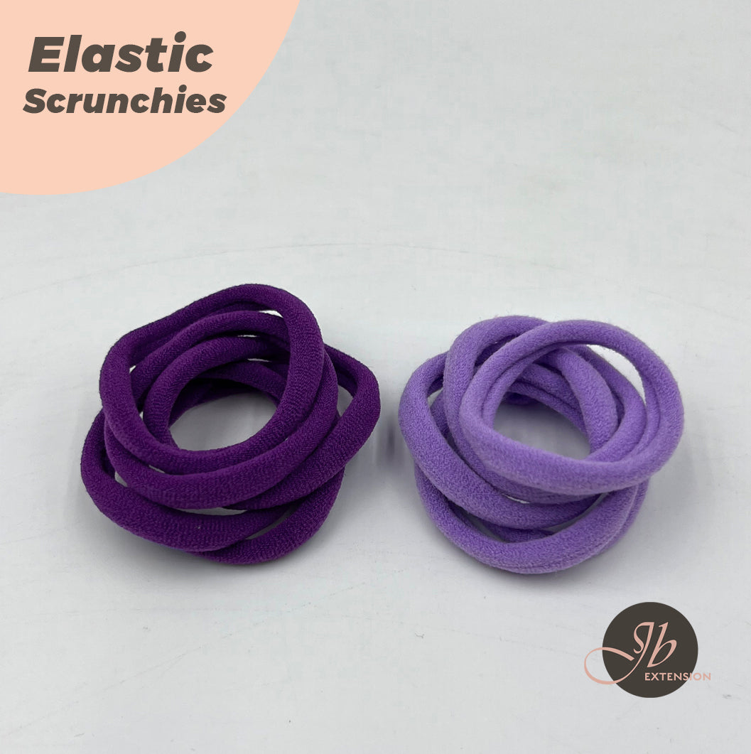 JBextension High Stretch Elastic Hair Tie Casual Simple Plain Hair Accessories For Women, Simple Minimalist Ponytail Holder 10 PCS