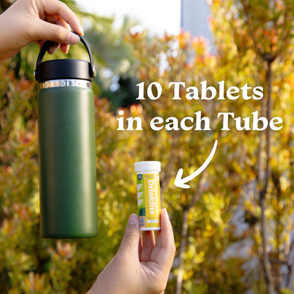 Orange & Lemon Flavored Hydration Tablets - 2 Tubes | 20 Servings