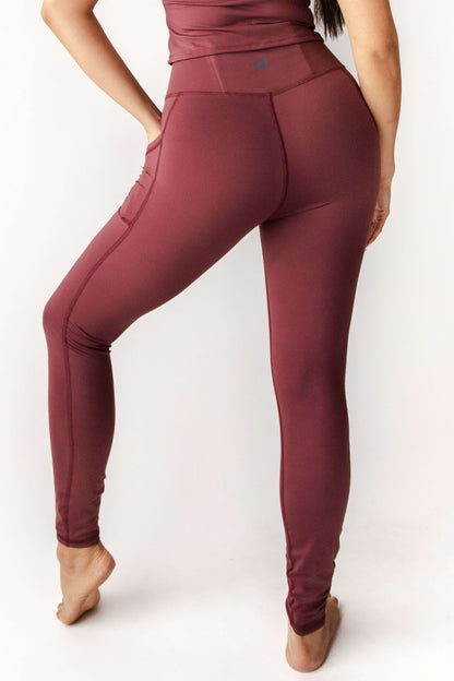 Nonstop Legging - Maroon
