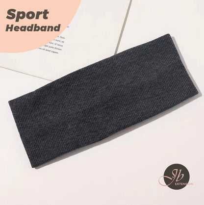 JBextension Women's Simple Plain Soft Comfortable Breathable Hair Band, Fashion Versatile Sporty Elastic Hair Band for Gym Workout Running
