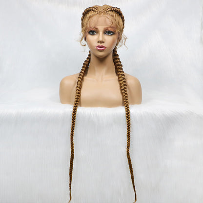 Get this look with JBextension 40" Lace Front Box Braided Wigs  with Baby Hair  - Zendaya