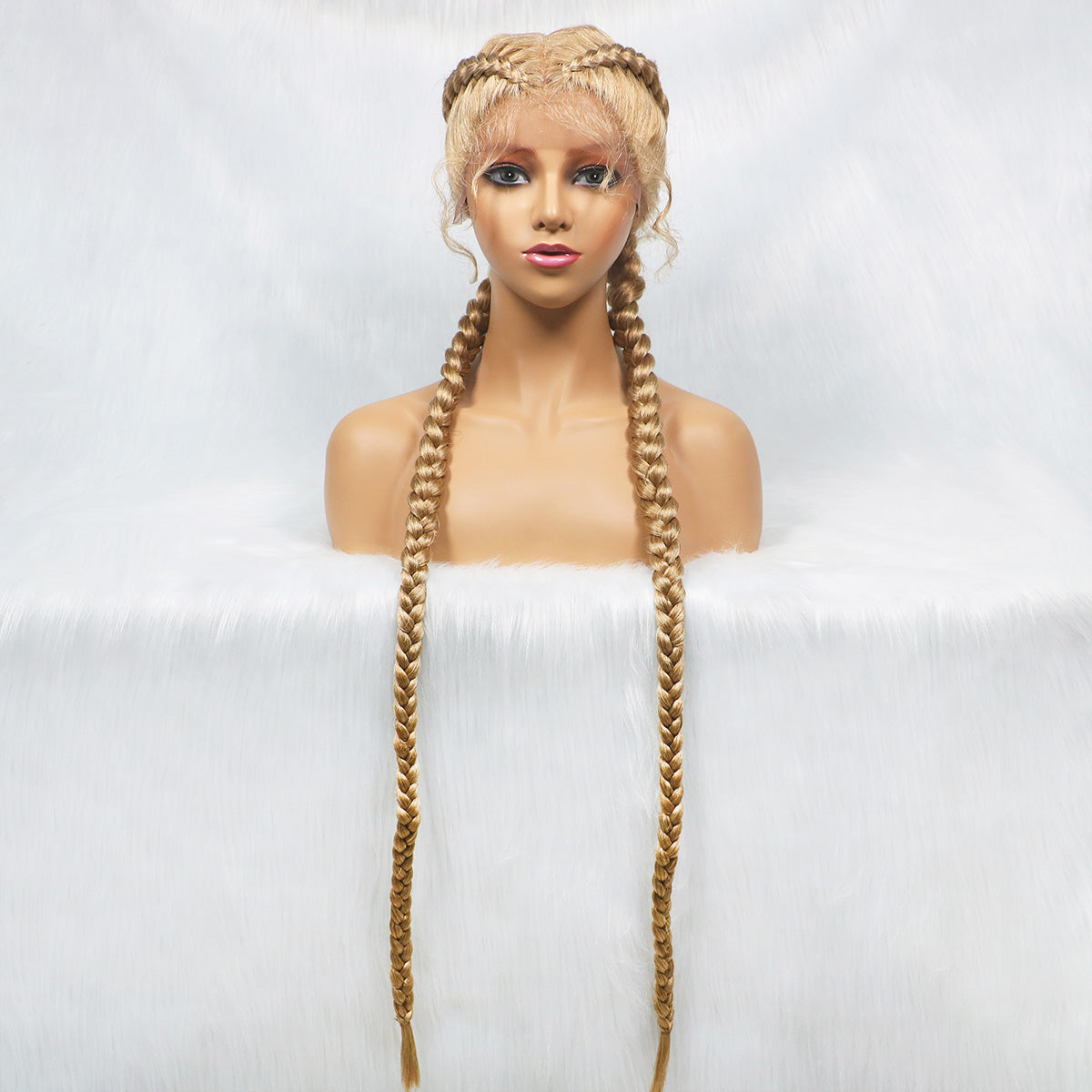 Get this look with JBextension 40" Lace Front Box Braided Wigs  with Baby Hair  - Zendaya