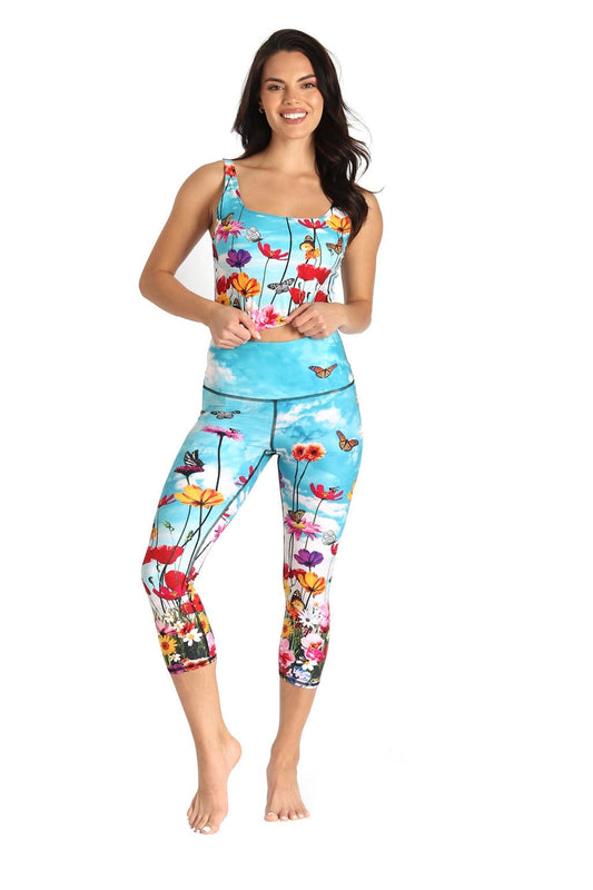 Capri Legging - Flower Bomb