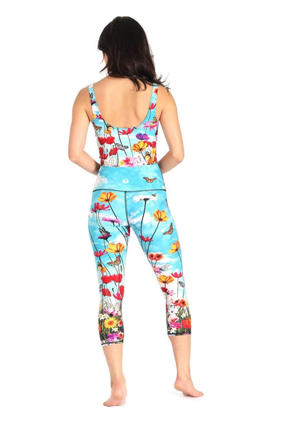 Capri Legging - Flower Bomb