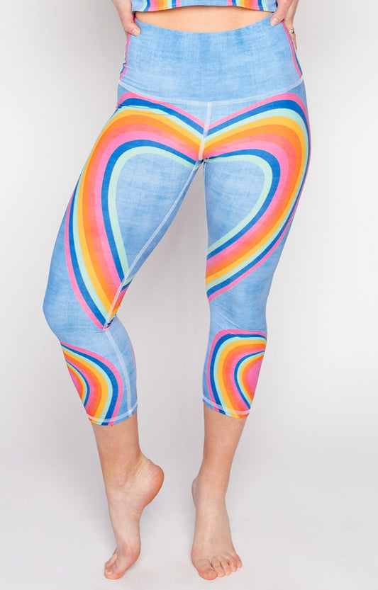 Capri Legging - Rainbow Love