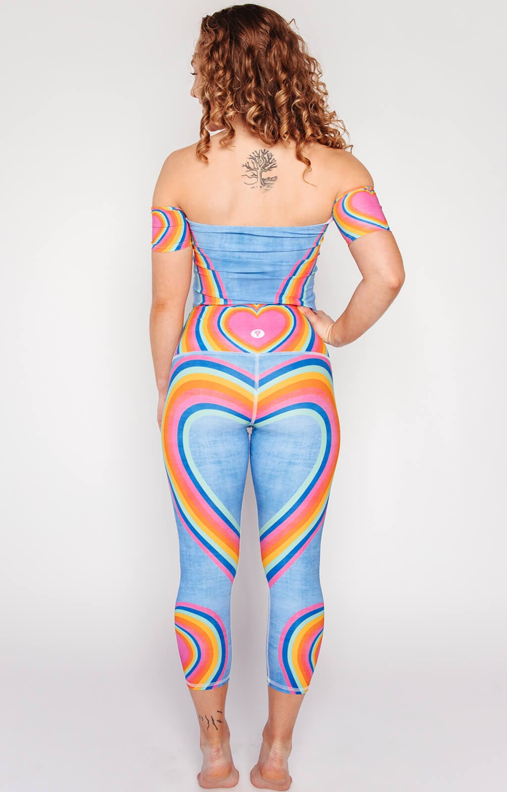 Capri Legging - Rainbow Love