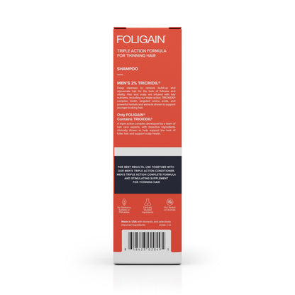 FOLIGAIN® Thinning Hair Shampoo and Conditioner Kit for Men with 2% TRIOXIDIL®