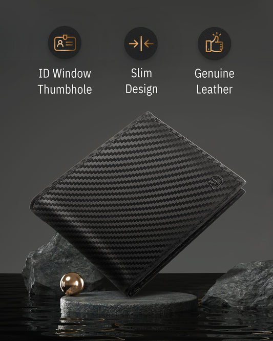 Bifold Wallet With Flip-Up ID Window