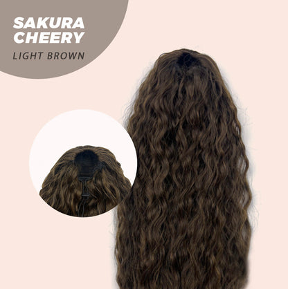 JBEXTENSION 22 Inches Ponytail Coulisse Wave SAKURA CHERRY