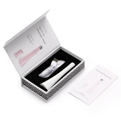 Eye & Lip Sonic Vibration Heat Therapy Massager Wand - 3 Level - 42℃