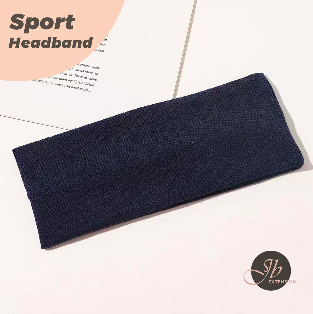JBextension Women's Simple Plain Soft Comfortable Breathable Hair Band, Fashion Versatile Sporty Elastic Hair Band for Gym Workout Running