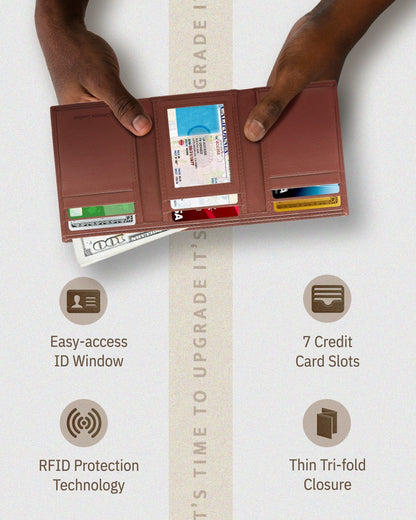 Trifold Wallet With ID Window