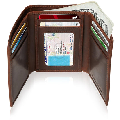 Leather Trifold Wallet