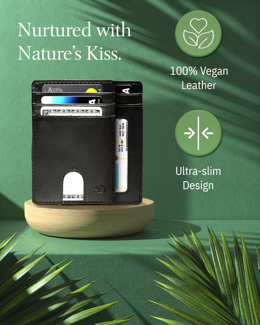 Vegan Slim Card Holder