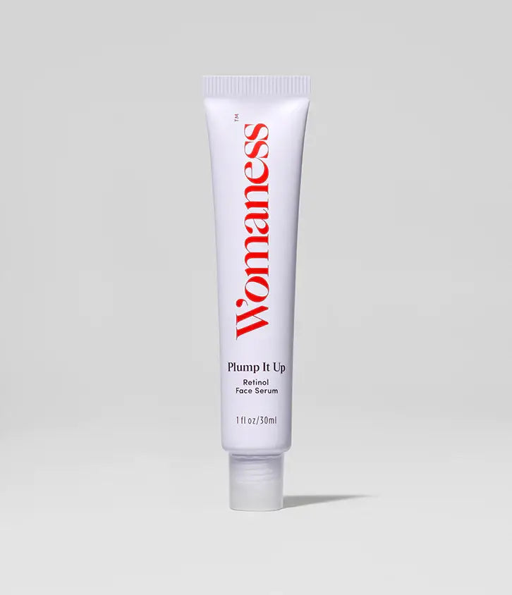 Womaness - Plump It Up - Gentle Retinol Face Serum with Rollerball: 1 oz
