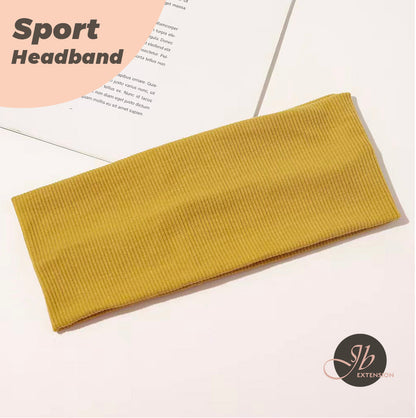 JBextension Women's Simple Plain Soft Comfortable Breathable Hair Band, Fashion Versatile Sporty Elastic Hair Band for Gym Workout Running
