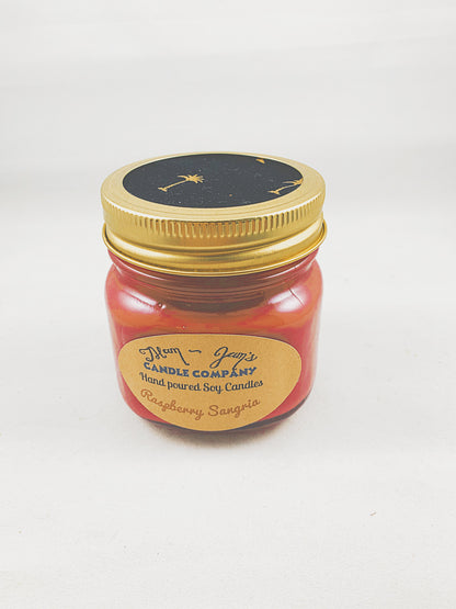 Raspberry Sangria Soy Candle – Fruity & Refreshing Scent | Mam Jam’s