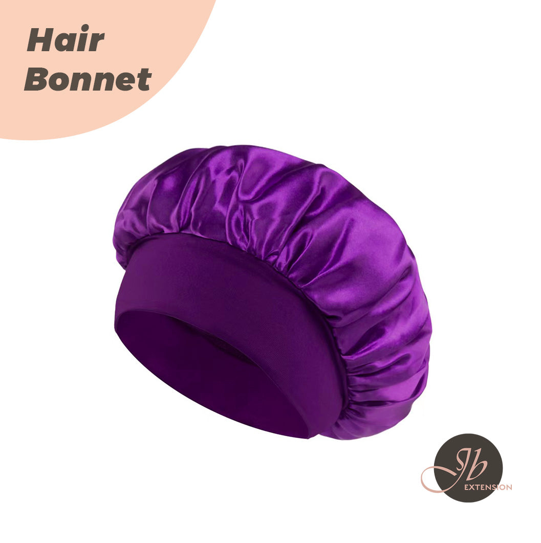 JBextension Silk Bonnet for Sleeping, Satin Hair Bonnets, Soft Elastic Band Silk Sleep Cap, Silk Hair Wrap for Curly Hair