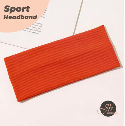 JBextension Women's Simple Plain Soft Comfortable Breathable Hair Band, Fashion Versatile Sporty Elastic Hair Band for Gym Workout Running