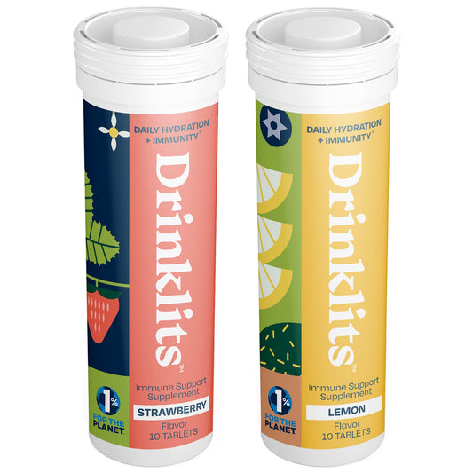 Immunity Bundle: Immune Support Tablets in 2 Flavors - 2 Tubes | 20 Servings