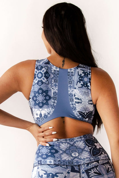 Twist & Turn Bra - Mosaic In Blue