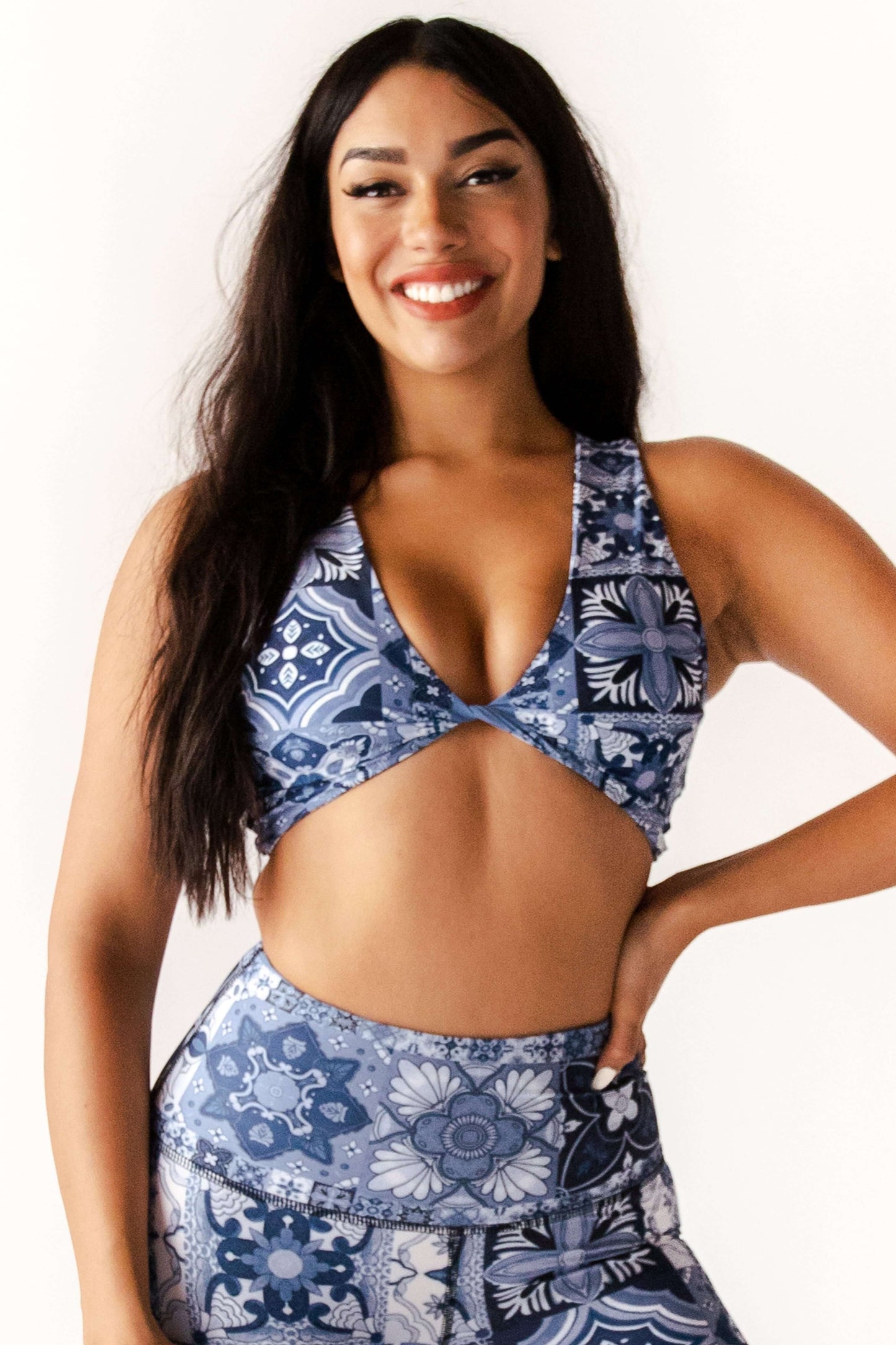 Twist & Turn Bra - Mosaic In Blue