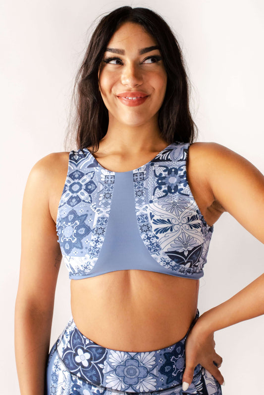 Twist & Turn Bra - Mosaic In Blue