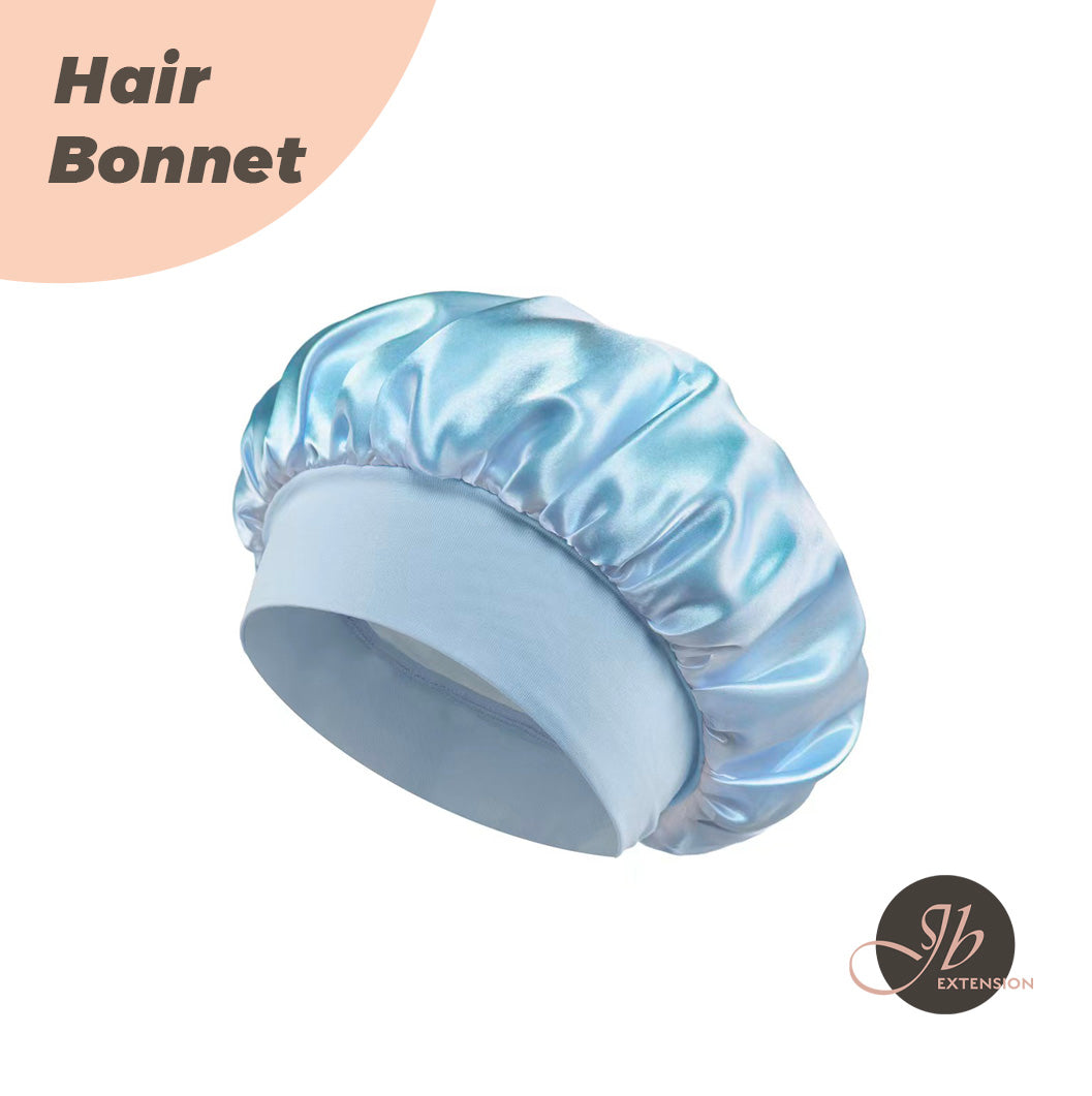JBextension Silk Bonnet for Sleeping, Satin Hair Bonnets, Soft Elastic Band Silk Sleep Cap, Silk Hair Wrap for Curly Hair