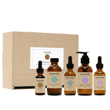 Kit Ritual Dinacharya | Autocuidado Ayurvédico Diario para el Equilibrio y la Vitalidad