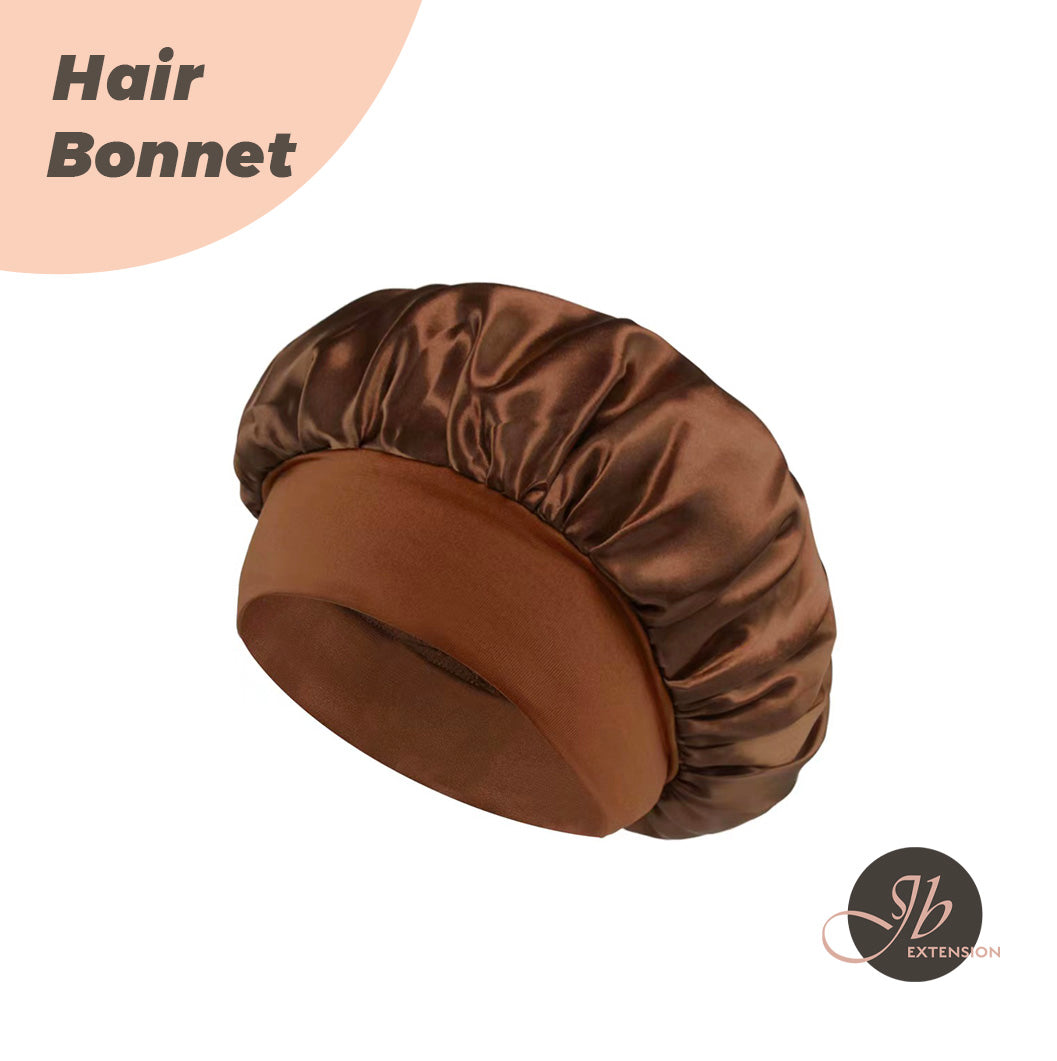 JBextension Silk Bonnet for Sleeping, Satin Hair Bonnets, Soft Elastic Band Silk Sleep Cap, Silk Hair Wrap for Curly Hair