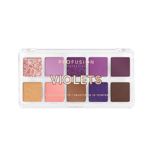 Violets 10 shade palette