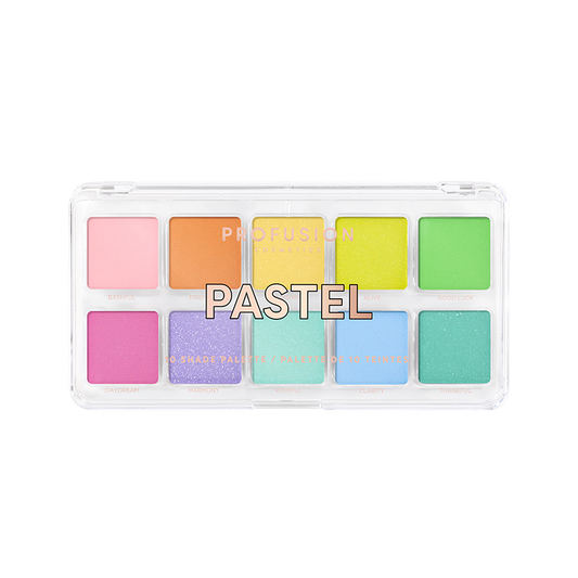 Pastel 10 shade palette