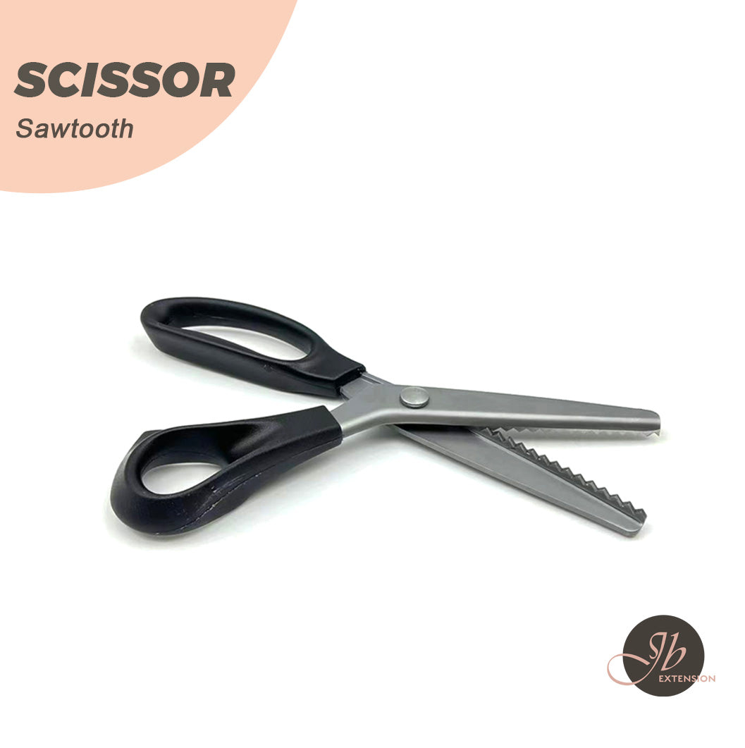 JBEXTENSION Frontlace Scissor Comfort Grips Professional Dressmaking Pinking Shears Crafts Zig Zag Cut Scissors Sewing Scissors,Professional Handheld Dressmaking