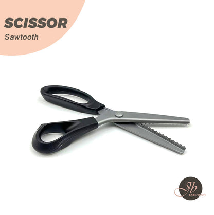 JBEXTENSION Frontlace Scissor Comfort Grips Professional Dressmaking Pinking Shears Crafts Zig Zag Cut Scissors Sewing Scissors,Professional Handheld Dressmaking