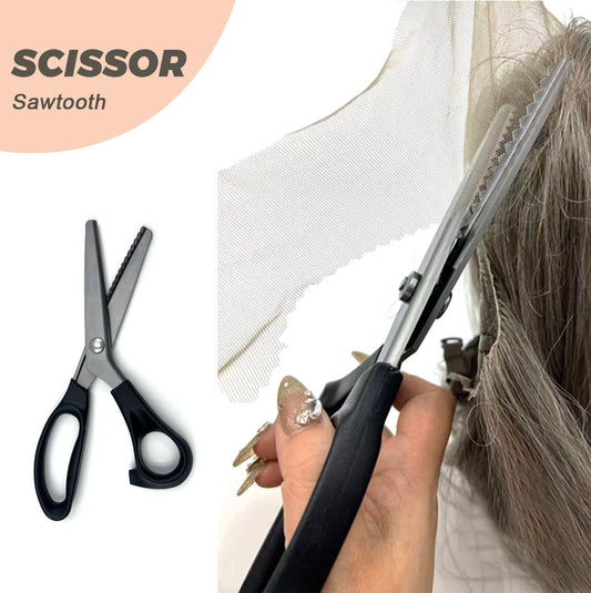 JBEXTENSION Frontlace Scissor Comfort Grips Professional Dressmaking Pinking Shears Crafts Zig Zag Cut Scissors Sewing Scissors,Professional Handheld Dressmaking