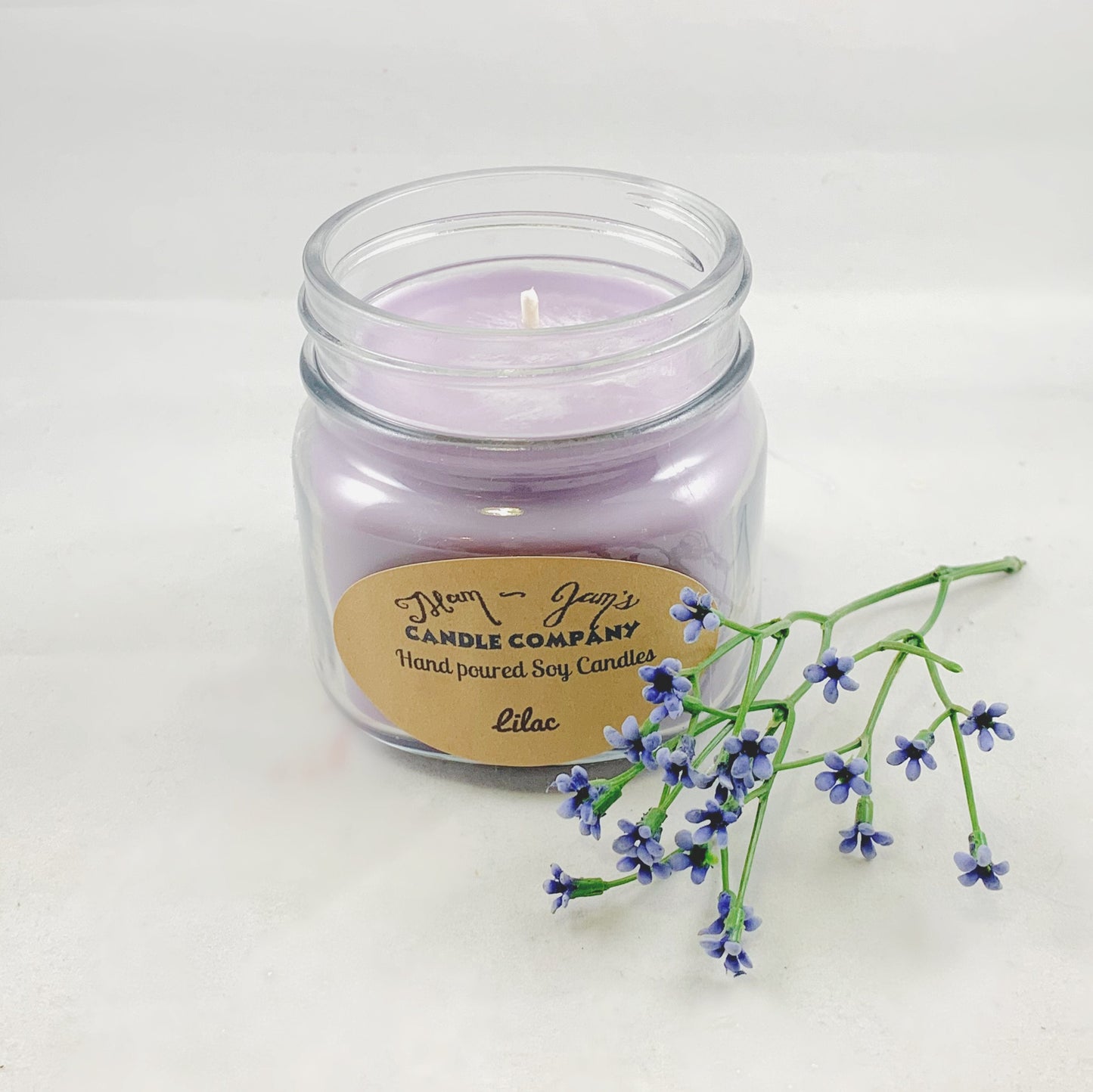 Lilac Soy Candle – Soft & Floral Scent | Mam Jam’s