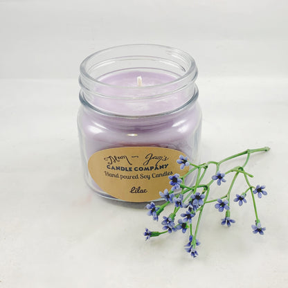 Lilac Soy Candle – Soft & Floral Scent | Mam Jam’s