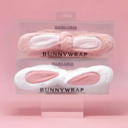 Double the Fluff Microfiber Bunnywrap Headband Duo