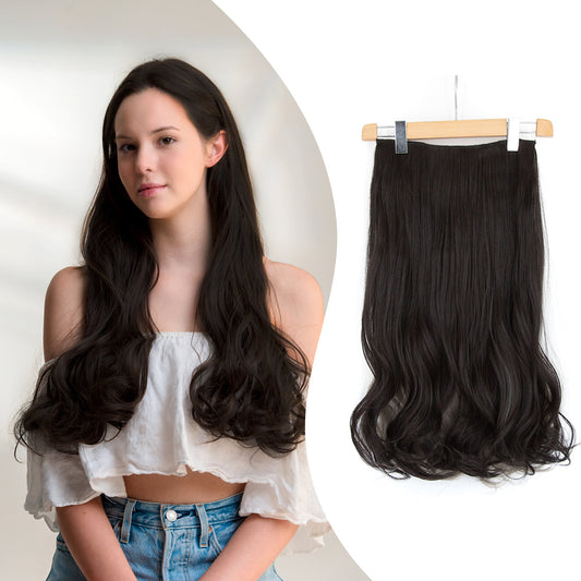 27" Hair Extensions Clip-in Curley 160g  NATURAL COLOUR