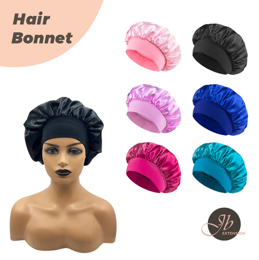 JBextension Silk Bonnet for Sleeping, Satin Hair Bonnets, Soft Elastic Band Silk Sleep Cap, Silk Hair Wrap for Curly Hair