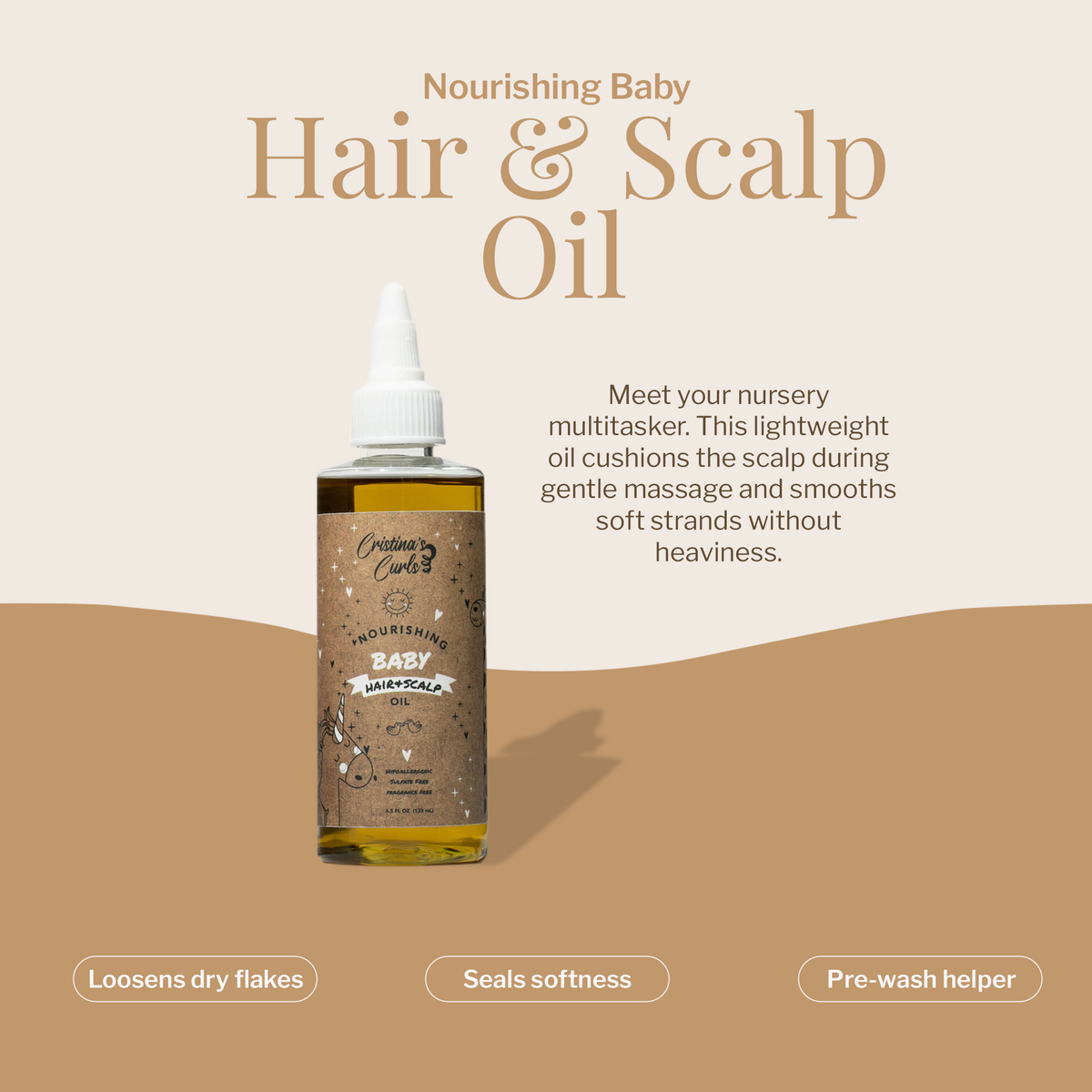 Nourishing Baby Hair and Scalp Oil