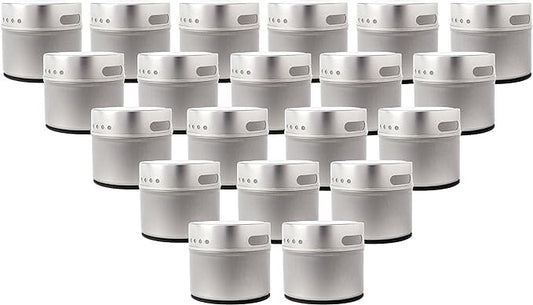 20 Pack of Empty Magnetic Tins