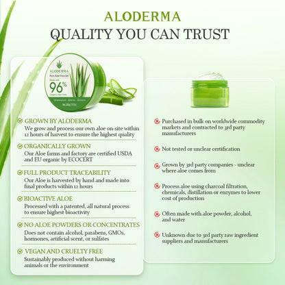 Gel de aloe vera puro 200 g